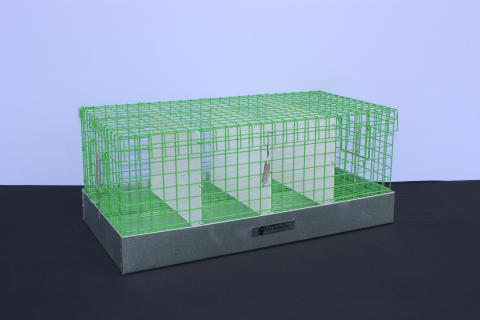 3 hole clearance rabbit transport cage